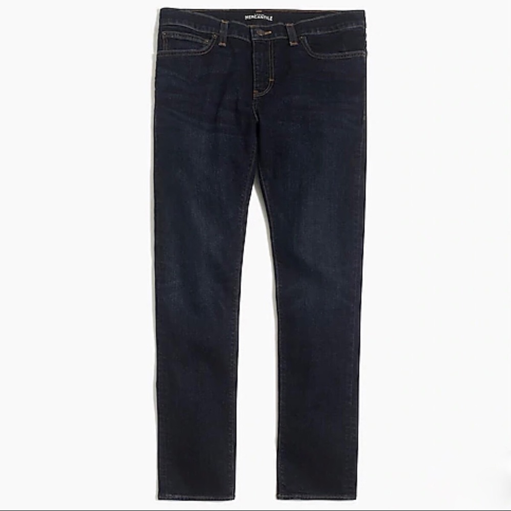 Dark Rinse Straight Fit J. Crew Mercantile Jeans